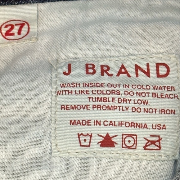 J Brand Seven-Eighths Jean Style 926C032 in Eclipse Straight Leg Size 27 - Picture 6 of 8